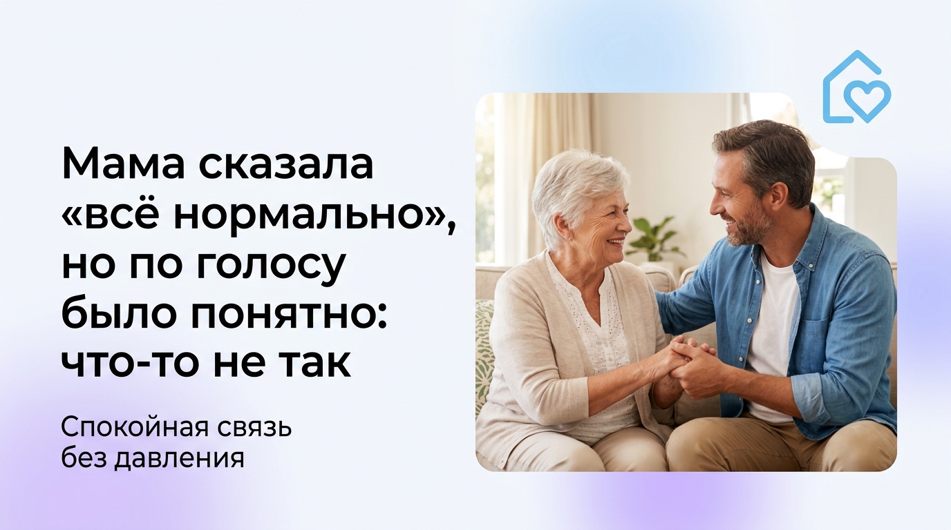 Мама говорит всё нормально но тревожно за неё